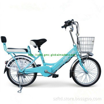 36v /8ah lithium electric bicycle with 20*1.75 CST tire for women
